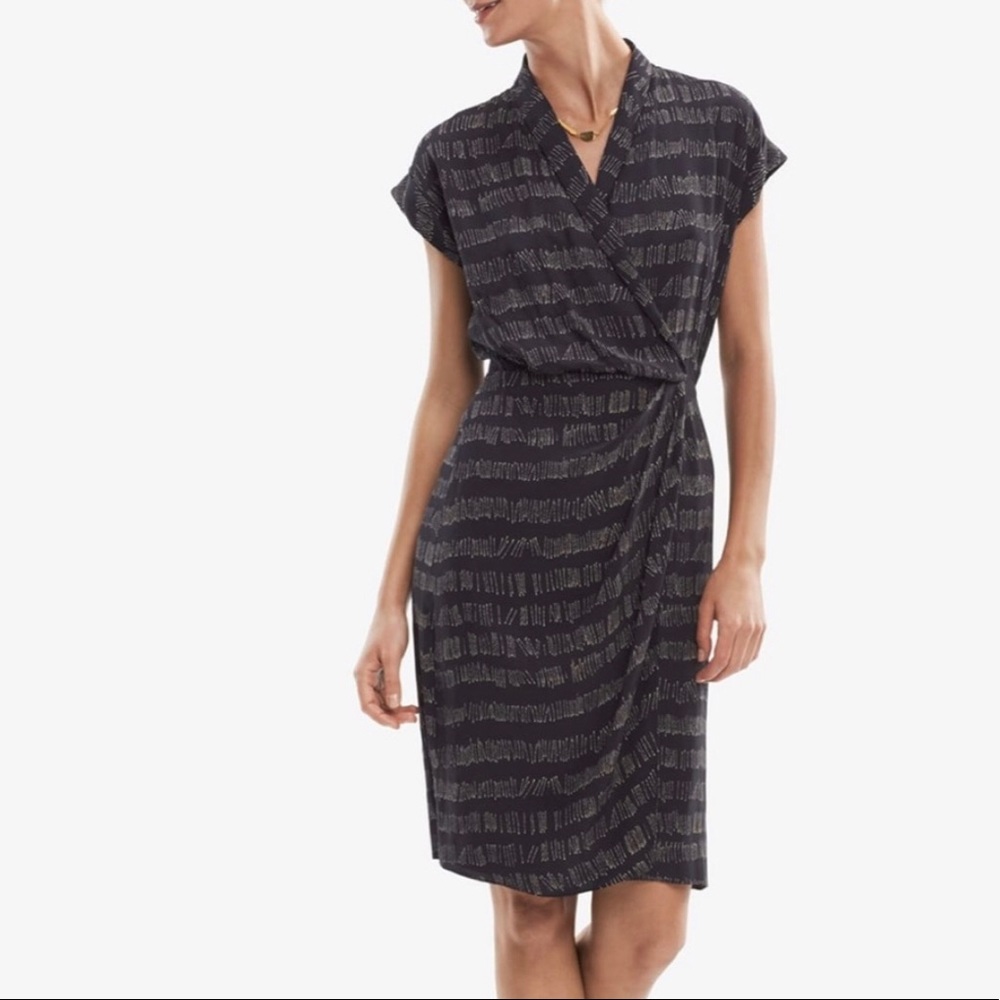 MM Lafleur Jasmine Dress, Navy w White (10)